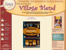 Tablet Screenshot of coffeehousemystery.com